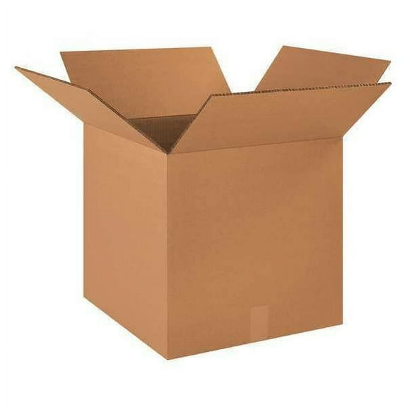 ZoroSelect Double Wall Boxes, 18" x 18" x 18", Kraft, 10/Bundle