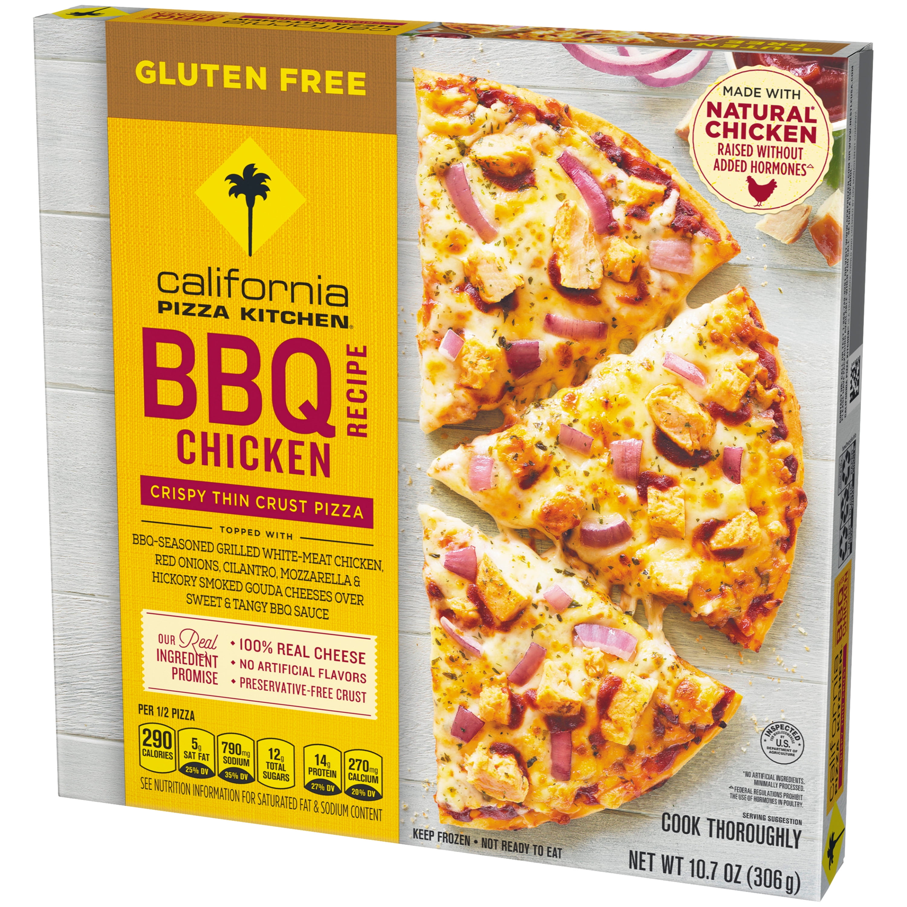 California Pizza Kitchen Gluten Free Bbq Recipe Chicken Crispy Thin Crust Pizza Walmartcom Walmartcom