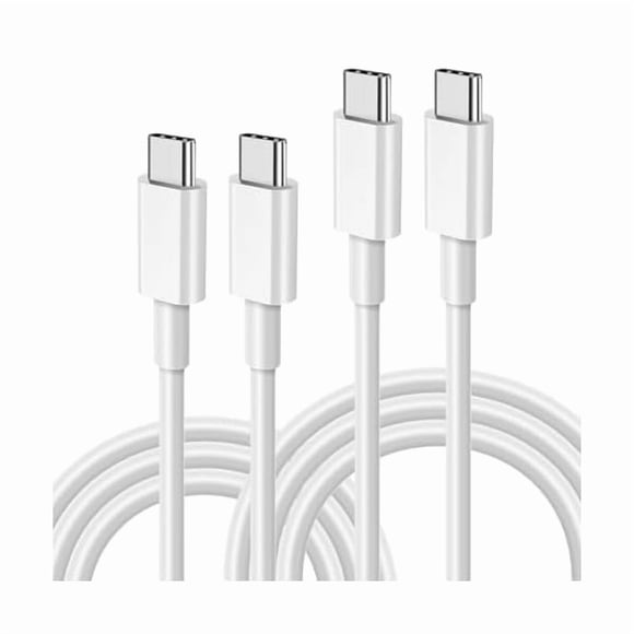 LujingZ 2 Pack USB C to USB C Cable 1m,60W Type C Charger Cable Fast Charging for Apple iPhone 17 16 15 Plus Air, Samsung Galaxy S25 S24 Ultra, Google Pixel, for iPad Air