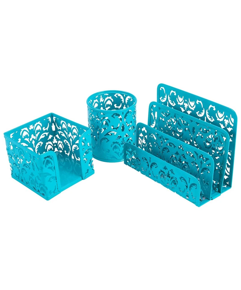Easypag Cute Office Supplies 3 Piece Desk Organizer And Accessories Set - Let...