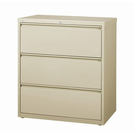 Hl10000 Series 30 Inch Wide 3 Drawer Lateral File Cabinet Putty