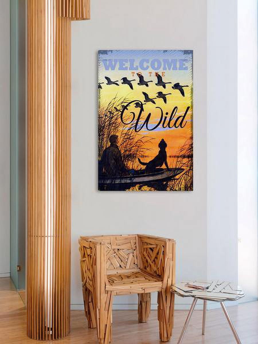 "Welcome Wild" Painting Print on Wrapped Canvas