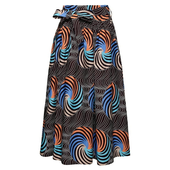 Wax Print Skirts Maxi Long Skirt Cotton