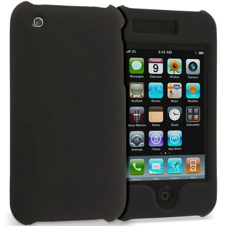 Hard Rubberized Case for iPhone 3G / 3GS - Black
