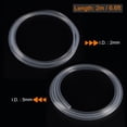 thumbnail image 2 of Uxcell Clear Silicone Tubing Kit  Silicone Tube Air Line Water Hose 1 pack 6.6ft, 2 of 6