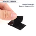 thumbnail image 4 of Unique Bargains 10 Pcs Universal Hook and Loop Tape Adhesive Back Double Sided Sticky-Back 0.79" x 1.57" Black, 4 of 6