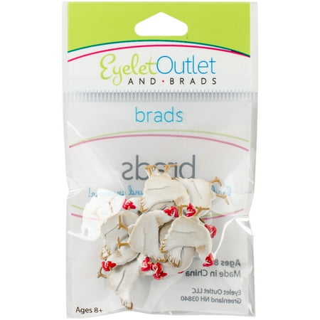 

Eyelet Outlet Shape Brads 12pk
