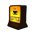 thumbnail image 1 of Cat Coffee Refrigerator Magnets, Cat Bar Sign LED Night Light Refrigerator Magnetic Kitchen Accessories for Fridge Lockers Home Party Decoration, 1 of 8