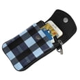 thumbnail image 3 of Cross-Body Bag Flip Phone Bag 7.6inx4.9in Durable Waterproof Pu Leather Small Size But Spacious Magnet Button Midnightblue Buffalo Plaid Check Tartan Scotland_2, 3 of 5