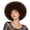 Brown, variant on Underwraps Giant Brown Wig, Jumbo Curly Faux Hairpiece For Adult Halloween Costumes, 1970s Disco Theme Parties, Retro Dance Dress Up Events One Size