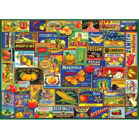 UPC: 0709786066063 | Willow Creek Press Fruits & Veggies 1000-Piece Puzzle