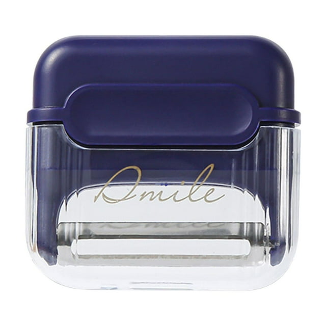 Cortador de verduras fácil de limpiar con cuchilla doble para frutas, ideal para acampar y uso doméstico. violeta sin imán