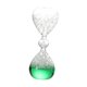 thumbnail image 4 of Temporizador de reloj de arena con burbujas, decoración de mesa, acento creativo, líquido de vidrio Verde, 4 of 9