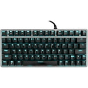 Velocifire Ten Keyless Mechanical Keyboard Mini, 78-Key Compact Ergonomic, Outemu Brown Switches Backlit and Double-Shot ABS Keycaps