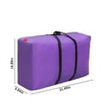 thumbnail image 3 of HomeDM Storage Bags with Zips, Clothes Storage Bins Closet Organizers for Moving House Blanket Comforter Clothing Bedding Space Saver Organizers, 3 of 9