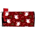 thumbnail image 2 of Magnetic Mailbox Covers Cartoon Style Christmas Snowman Mailbox Stickers MailWraps Post Cover 25.4x20.78 inch Home Decor, 2 of 5