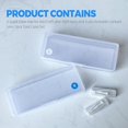 thumbnail image 4 of LCFALO 2 Pack Contact Lens Organizer Case, Portable Storage Case for Disposable Contact Lenses for 30 Days Storage Box for All Contact Lens with Stick Tool Set（2 Contact Lens Cases+2 Stick Tool Set）, 4 of 7