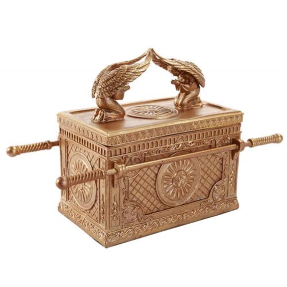 Pacific Giftware The Ark of The Covenant Box Model Collectible Golden Ark of Testimony