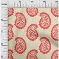 thumbnail image 2 of oneOone Rayon Pale Yellow Fabric Asian Paisley Block Fabric For Sewing Printed Craft Fabric By The Yard 56 Inch Wide, 2 of 4