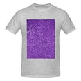 thumbnail image 4 of Bingfone Glitter Purple Men'S Loose Fit Short-Sleeve Pocket T-Shirt, 4 of 7