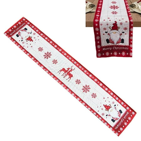 

Fovolat Table Runner for Christmas Winter Holiday Table Runners 70.8x13.7inch/183x33cm Table Linens for Christmas Table Centerpieces Kitchen Decor efficiently