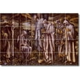 thumbnail image 1 of Ceramic Tile Mural-Edward Burne-Jones Religious Wall Tile Mural 22. 48" w x 32" h using (24) 8 x 8 ceramic tiles, 1 of 3