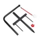 thumbnail image 3 of Entrenador de swing de golf, dispositivo de entrenamiento de impacto, ranurador de swing de práctica de golf, altura Rojo, 3 of 9