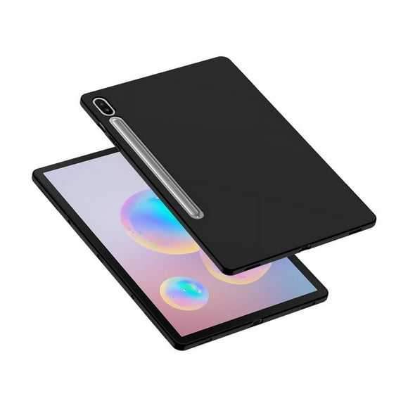 Soft Case for Samsung Galaxy Tab S6 10.5 SM-T860 T865 Tab S6 Lite 10.4 SM-P610 P615 P613 P619 Tablet TPU Shell Back Cover Black Tab S6 Lite 10.4