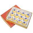 thumbnail image 1 of 12 Uds. Bolas de cinta de Golf de colores regalo de ceremonia pelota de Golf pelota de entrenamiento decorativa para celebración interior al aire libre amarillo, 1 of 10