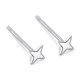thumbnail image 1 of 2 Pairs 999 Sterling Silver Stud Earrings, Hypoallergenic Studs, Small Earrings from 1.5mm to 4mm, Exquisite Jewelry for Women and Men (Starlight)---P, 1 of 4
