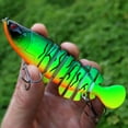 thumbnail image 4 of 2PC Fishing Lures Jigs 18g Dragon Fish Multi-section Fish Eight-section Plastic Hard Imitation Fake Bait Fishing Gear, 4 of 7