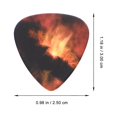 thumbnail image 2 of MasteelfCA 1 Set Delicate Celluloid Guitar Picks Professional Guitar Plectrums Guitar Accessory, 2 of 7