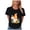 Black, variant on Gnome T-Shirt for Women Floral Graphic Tees Cute Gnome Short Sleeve Tee Tops 2026 Summer (Light Pink, 3XL)