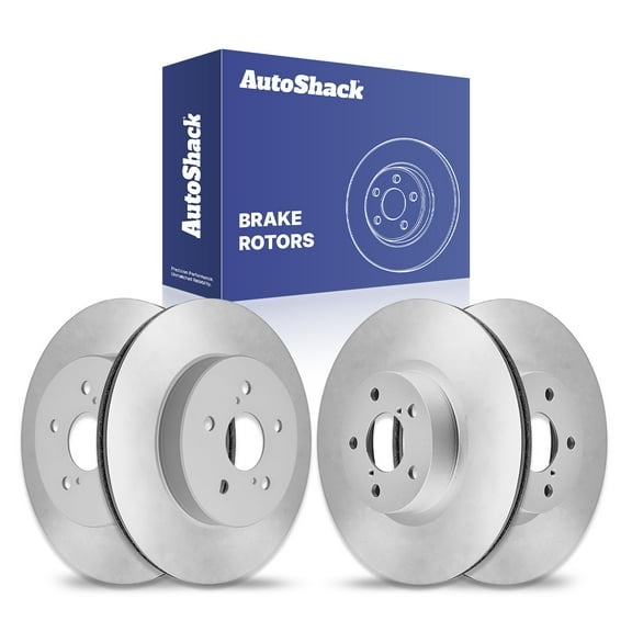 AutoShack Front Vented & Rear Vented Brake Rotors 4-PC Set Replacement for 2015-2019 Subaru Outback 2015-2019 Subaru Legacy