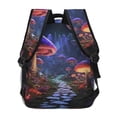 thumbnail image 4 of Fotbe Jungle Path Glowing Mushrooms Mochila Casual con Estampado para Escuela, Viajes y Actividades al Aire Libre - Duradera, Ligera y Cómoda, 4 of 5
