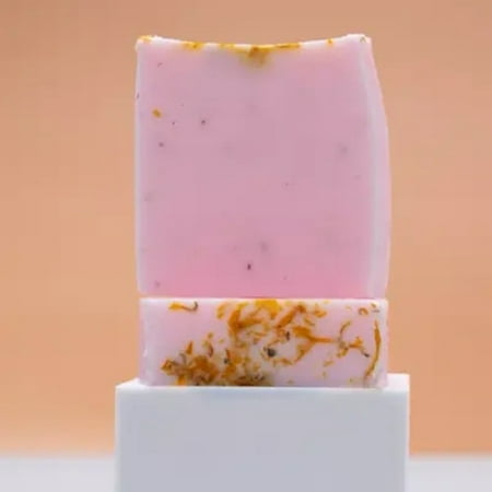 SDJMa All Natural Soap bar,Handmade Vegan Bath Soap Cruelty Free Vegan Soap,Natural Handmade Soap For Face, Hand And Body For Men and Women(Rose)