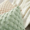 thumbnail image 3 of Pack of 2 Super Soft Cozy Decorative Throw Pillow Covers Fuzzy Plush Faux Fur Luxury Cushion Cover Pillowcase for Sofa Couch Bed Livingroom, 3 of 7