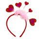 thumbnail image 2 of SUSUchens Diadema elástica para mujer, estilo San Valentín, con plumas decorativas, lentejuelas brillantes, antideslizante, accesorio para fotos, para boda, fiesta de graduación, estilo aro para el, 2 of 8