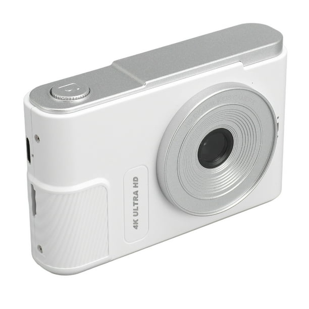 Cámarae Compacta digital, Cámara Digital 4K de 48MP CON Pantalla HD de 2,4 Pulgadas, Función Automática, Zoom Digital de 16x para Niños Estudiantes Vlog