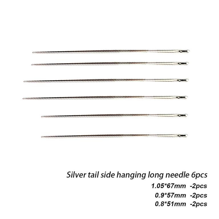 Self-threading Needles Silver Needles  Hand sewing, Sewing needles, Hand sewing  needles