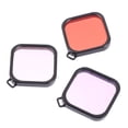 thumbnail image 4 of AURARMLET 3Pcs Plastic Diving Lens Filter with Waterproof Protective Case for Camera Use, 4 of 7