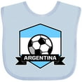 thumbnail image 3 of Inktastic Soccer Argentina Flag Banner Boys or Girls Baby Bib, 3 of 4