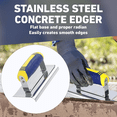 thumbnail image 3 of 3 Pack Sainless Steel Concrete Tools Set, Flat Finishing Trowel Concrete Hand Edger and Groover with Soft Grip, 3 of 4