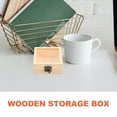 thumbnail image 5 of Bracelet Holder Flower Boxes for Arrangements Wooden Storage Unfinished Bins with Lid Glass Bride 8 Pcs, 5 of 6