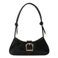 thumbnail image 1 of Bolso de hombro para mujer Bolsos Moda Brillante PU Sólido Bolsos para axilas (Negro) Ehuebsd Para Estrenar, 1 of 9