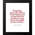 thumbnail image 2 of ArtsyQuotes 15x18 Black Modern Framed Museum Art Print Titled - Luke Edison Quote: Someday, 2 of 5
