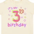 thumbnail image 4 of Inktastic It's My Third Birthday Girls Toddler T-Shirt, 4 of 5