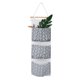 thumbnail image 1 of Organizador de puerta de dormitorio para bolsillos y artículos esenciales de baño, de algodón gris, para colgar en la pared, 1 of 8