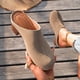 thumbnail image 2 of Mujeres Tacones Altos Color Sólido Cerrado Dedo Del Pie Bloque Tacón Tope Mulas, Zapatillas de Verano de las Mujeres para la Oficina Y la Comodidad Diaria, 2 of 9
