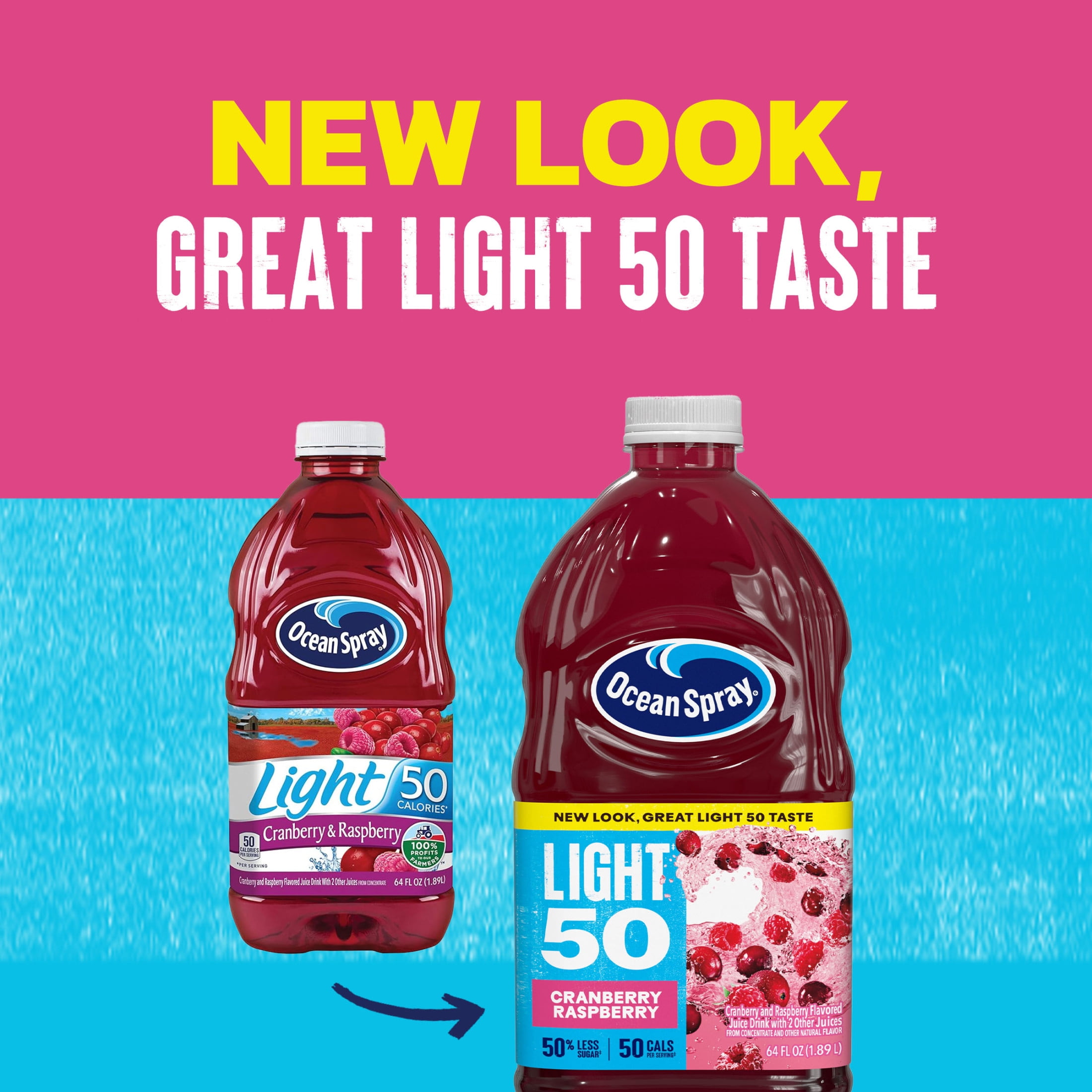 Ocean Spray® Light‡ 50 Cran-Raspberry™ Cranberry and Raspberry Juice Drink